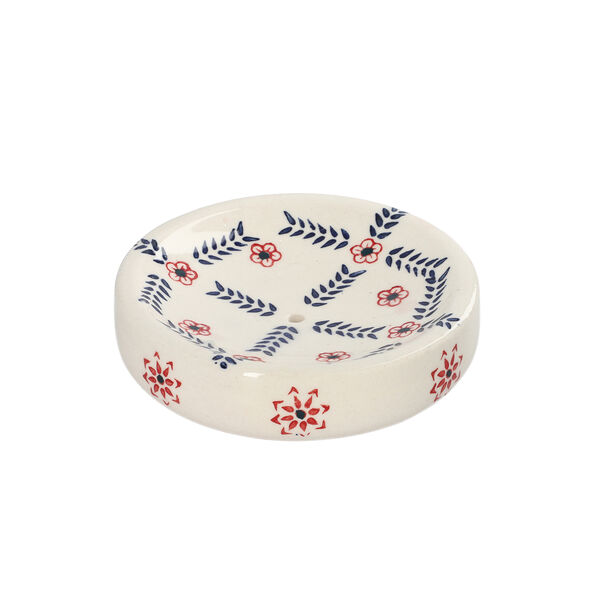 3er-Set f&uuml;r Badezimmer, Rot und wei&szlig; image number 4