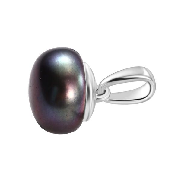 Süßwasser Pfau Perle Anhänger image number 4