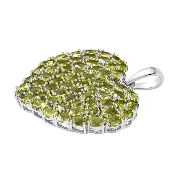 D’joy Peridot Anhänger 925 Silber rhodiniert ca. 12.04 ct image number 4