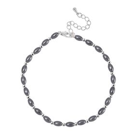 Pfaufarbene Muschelperle Armband ca. 18cm + 5cm Extender, Standard