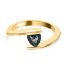 London Blau Topas Ring, ca. 0,58 ct image number 0