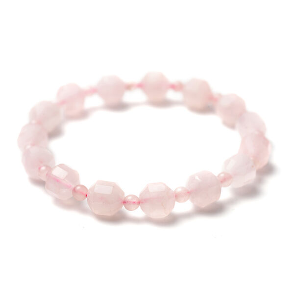 Rosenquarz, flexibel Armband ca. 105,00 ct image number 3