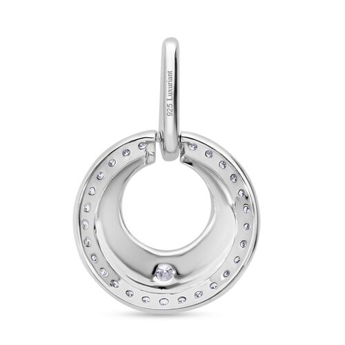 LUXURIANT DIAMOND- SI-GH Labor Diamant Anhänger, 925 Silber platiniert - 0,26 ct. image number 3