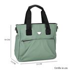 Praktischer Shopper mit verstellbarem Riemen, Grün image number 5