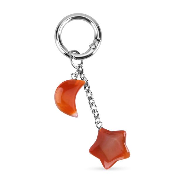 LIVMORE Geschenkset 3-teilig, Schl&uuml;sselanh&auml;nger Armband Halskette, Citrin image number 7