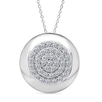 LUXURIANT DIAMOND - Lab Grown Diamant SI-GH SGL zertifiziert Schmuckset ca. 50 cm 925 Silber Rhodiniert ca. 1,00 ct.