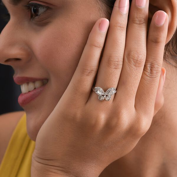 Weißer Polki Diamant-Ring - 0,50 ct. image number 3