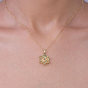 D'Joy Mehrfarbig Saphir Schmuckset ca. 50 cm 925 Silber 750 Gelbgold vermeil ca. 1,15 ct.