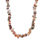 Strahlen Quarz Halskette 76 cm ca. 364,00 ct.