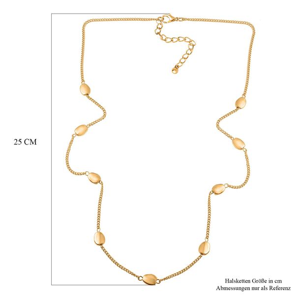 Std Gelb Halskette ca. 73.75 cm ca. 21,00g image number 4