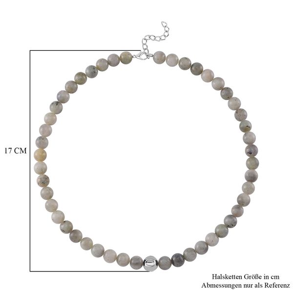 Labradorit Halskette, 50 cm - 365 ct. image number 5