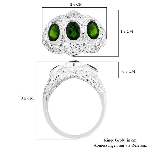 Royal Bali Kollektion - Chromdiopsid Ring - 2,58 ct. image number 5