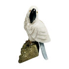 Gem Crystal Kollektion - Kakadu Figur, handgeschnitzt, 7 cm, Weiß - M, ca. 1000 cts. image number 1