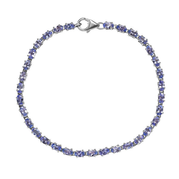 Tansanit Eternity Armband, 20cm - 8 ct.