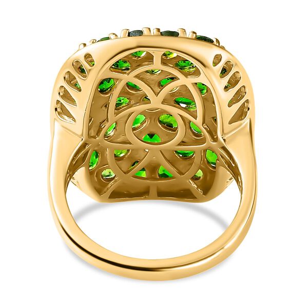 Natürlicher Chromdiopsid-Ring - 6,15 ct. image number 6