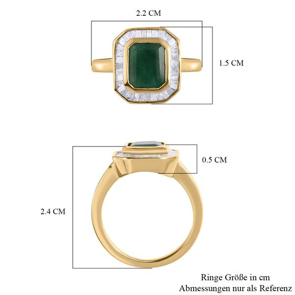 Socoto Smaragd und Diamant-Ring - 2,66 ct. image number 7