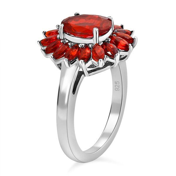 Mexikanischer Kirschfeuer-Opal Ring - 2,09 ct. image number 5