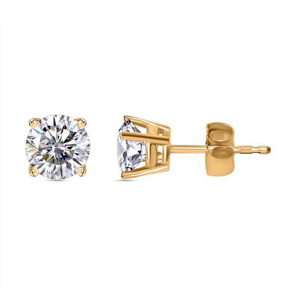 LUXURIANT VS-GH Labor Diamant Ohrringe in 585 Gold - 1 ct.