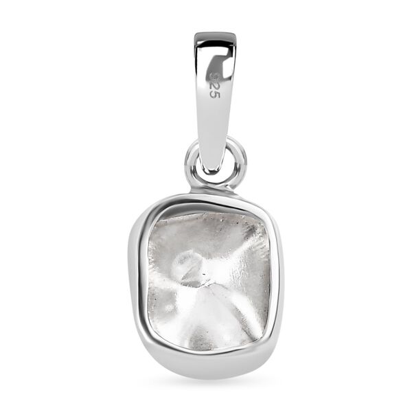 Handgearbeiteter, natürlicher Polki Diamant-Anhänger - 0,50 ct. image number 5