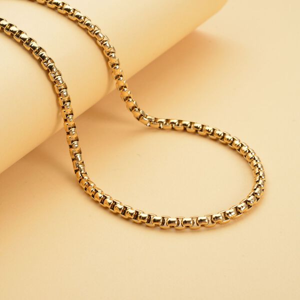 Box-Halskette in Goldton, 45 cm - 39,47g image number 2