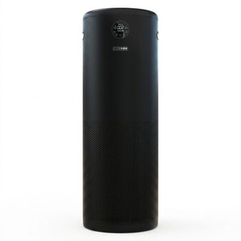 JADE Luftreiniger mit HEPA Filter und Ionisator, leise und effizient, Schwarz