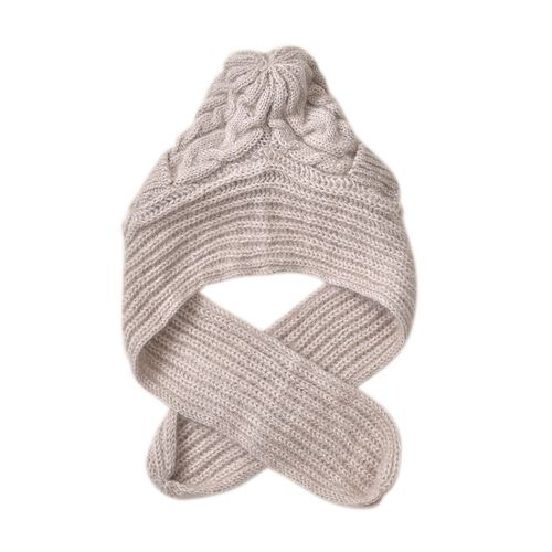 Set aus Mütze und Schal, beige image number 1