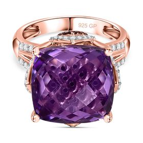 GP Italian Garden Kollektion - AAA Rose De France Amethyst Ring, ca. 10.86 ct
