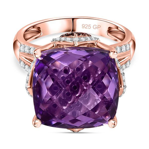GP Italian Garden Kollektion - AAA Rose De France Amethyst Ring, ca. 10.86 ct