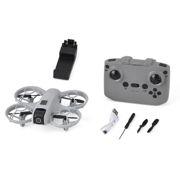 "Product Item No.: H47/S11 Product Name: Dual-Camera Optical Flow Obstacle Avoidance Aerial Drone Product Color: Gray Product Dimensions (cm): 11.5 &times; 14 &times; 4.5 cm Color Box Dimensions (cm): 14.5 &times; 9 &times; 17.5 cm Master Carton Dimensions (cm): 53.5 &times; 28 &times; 59 c