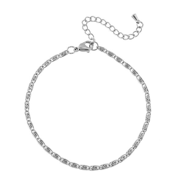 Weißer Kristall Schmuckset Reiner Edelstahl image number 7