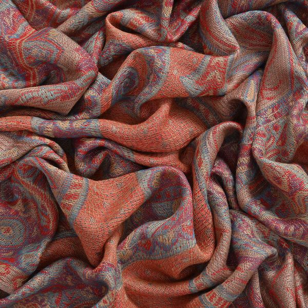 Paisley Schal, pfirsisch image number 5