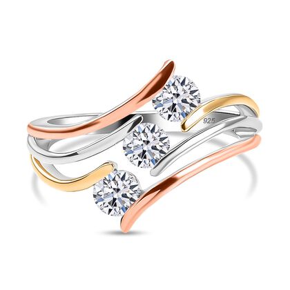 LUXURIANT DIAMOND - Lab Grown Diamant SI-GH Ring 925 Silber (Gr&ouml;&szlig;e 20.00) ca. 0.75 ct