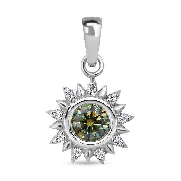 D'Joy Paraiba Moissanit und Moissanit Anh&auml;nger - 0,48 ct.