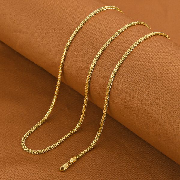 Spiga-Halskette in 585 Gold, 3,37g image number 2