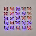 25er LED-Set aus mehrfarbigen Schmetterlingen image number 3