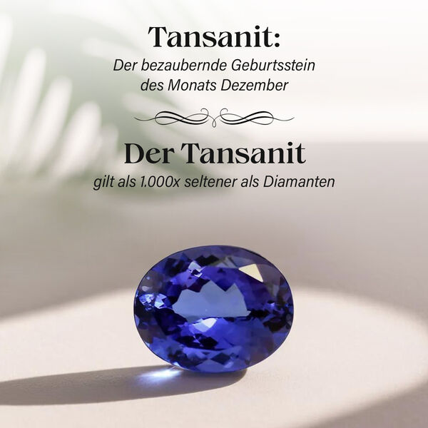 Tansanit Halskette, 45 cm - 14,14 ct. image number 4