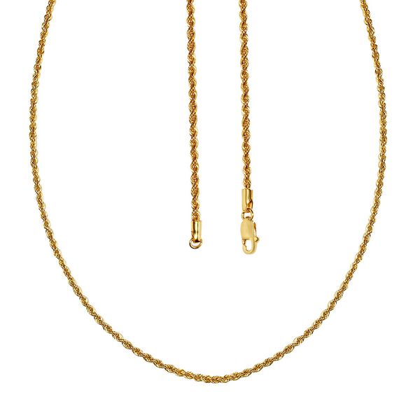 Kordelkette 45cm in 916 Gelbgold image number 6