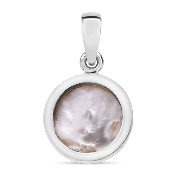 Royal Bali Kollektion- Weißer Mabe Perle-Anhänger image number 5