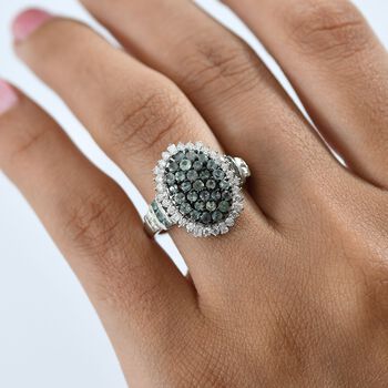 D&rsquo;Joy Moissanit und Alexandrit Ring - 1,96 ct.