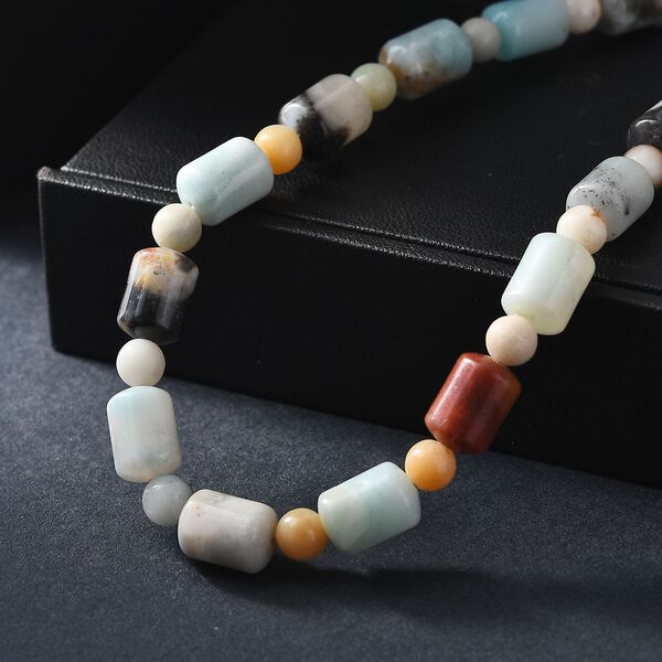 Mehrfarbige Jaspis 45cm Halskette - 250 ct. image number 2