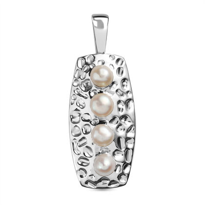 S&uuml;&szlig;wasser Perle Anh&auml;nger Silberfarben