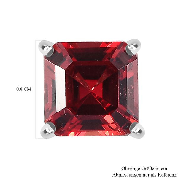 D'Joy Labor Padparadscha Saphir Ohrringe - 4,72 ct. image number 5