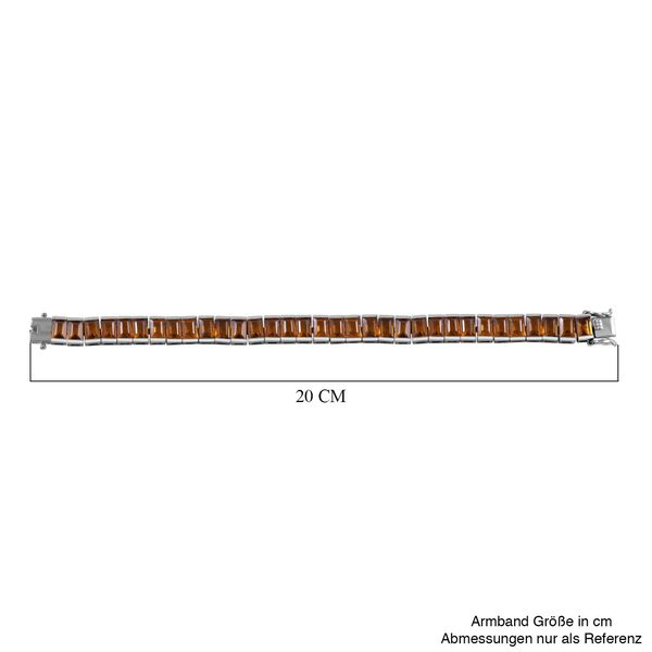 Citrin Armband ca. 19 cm 925 Silber rhodiniert ca. 32,34 ct. image number 3