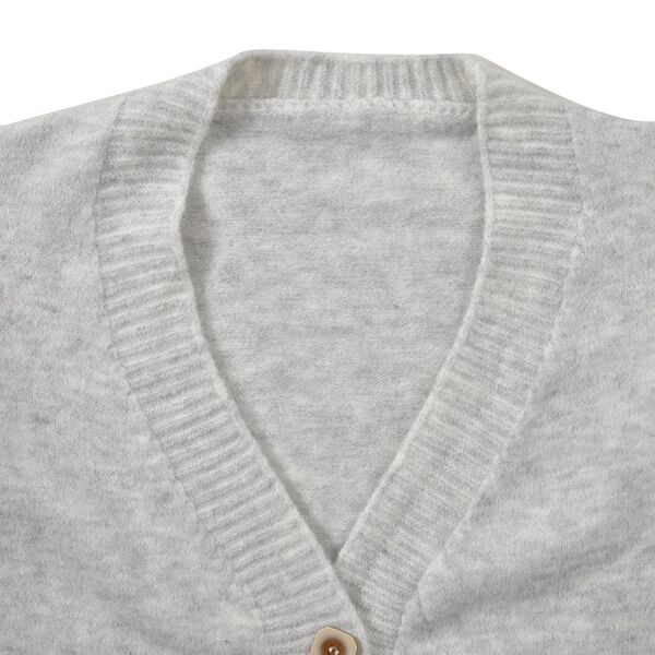 LA MAREY - Strickjacke mit Kn&ouml;pfen, hellgrau image number 2