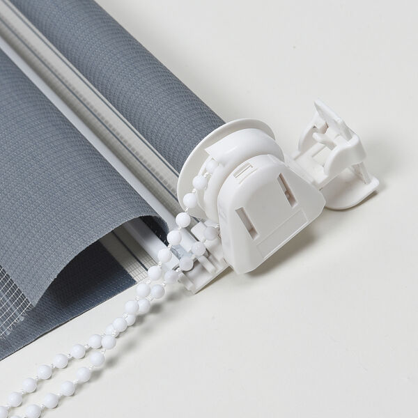 Easy-Klemm - 2-lagiges Fensterrollo, Dunkelgrau&nbsp; image number 4