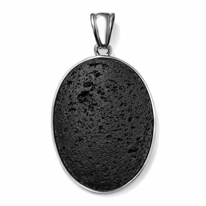 Nat&uuml;rliche Lava Anh&auml;nger ca. 40,00 ct.