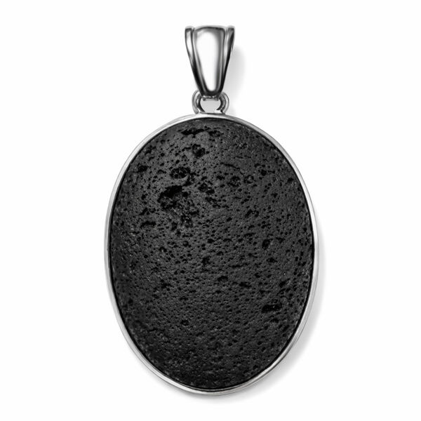 Nat&uuml;rliche Lava Anh&auml;nger ca. 40,00 ct.