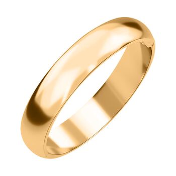 Goldfarbener Armreif, ca. 18.5 cm, ca. 65,00g