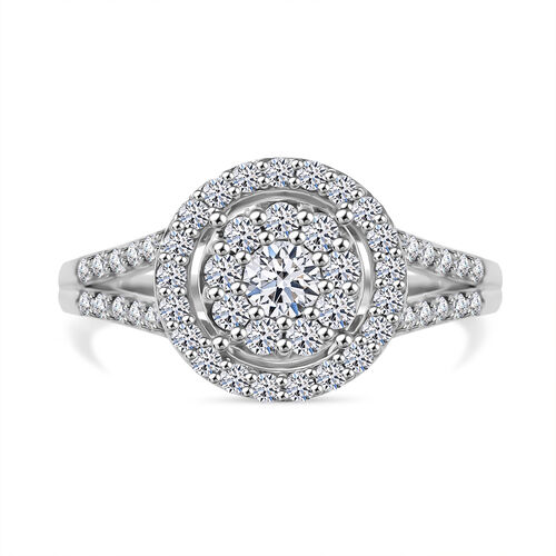 LUXURIANT DIAMOND- SI Labor Diamant Ring in 417 Weißgold- 0,75 ct. image number 5