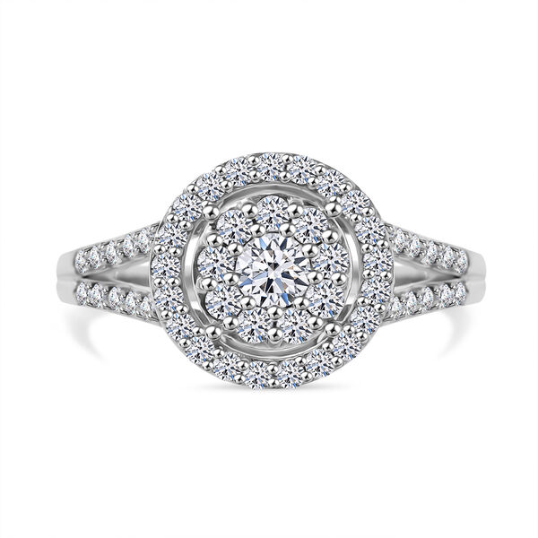 LUXURIANT SI Labor Diamant Ring in 417 Wei&szlig;gold- 0,75 ct. image number 5